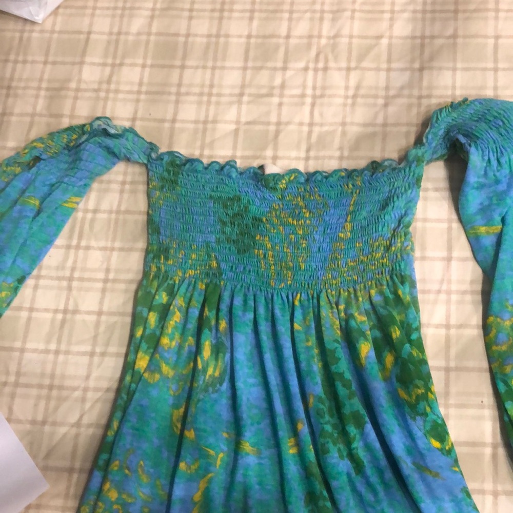 Off the shoulder mini dress